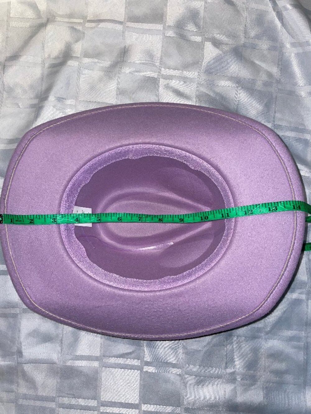 Lavender Rhinestone Cowgirl western hat - Picture 9 of 11